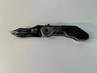 Smith & Wesson M&P Assisted Open Folding Pocket Knife SWMP1B Black w/ Clip - Image 1 of 4