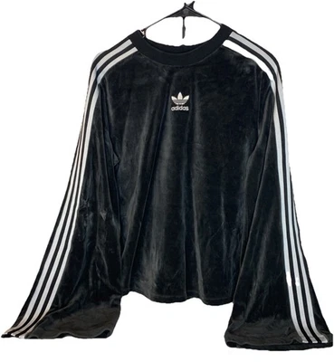 Adidas Original Taping Bell Sleeve Sweatshirt Women’s Size Large  - Image 1 of 4