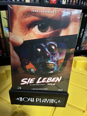 They Live Mediabook Blu Ray Region B 84 Entertainment #91/250 OOP - Image 1 of 2