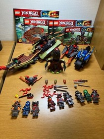 LEGO NINJAGO Hands of Time Lot 70621 70622 70623 Time Blade Sets w/ Manuals