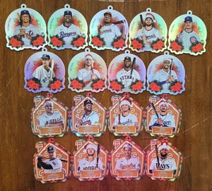2025 and 2024 Topps Holiday Baseball OVERSIZED DIE-CUT ORNAMENTS - You Pick - Picture 1 of 18
