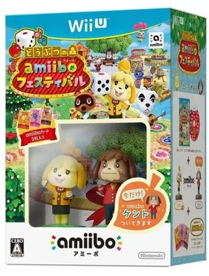 Animal Crossing Amiibo Festival Wii U Japan Pre-owned Tested with Kent Figure - Image 1 of 2