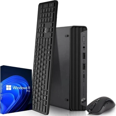 HP 800 G6 Mini Desktop PC Intel i5-10th, 16GB RAM 256GB SSD WiFi Windows 11 Pro - Image 1 of 4