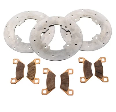 2013-2015 Arctic Cat TBX 700 Front & Rear Brake Rotors & Severe Duty Brake Pads - Image 1 of 4