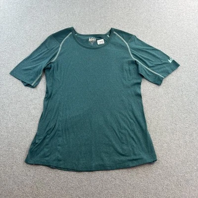 REI Shirt Womens Medium Short Sleeve Athletic Lightweight Outdoor Hiking Top - Image 1 of 4