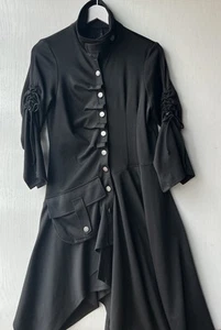 IC by Connie K Womens Asymmetrical Midi Dress Medium Avant Garde Lagencore - Bild 1 von 9