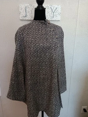 NEW Nolan Miller Glamour Style Women Plus Size Cloak Jacket Coat Woven Cape wool - Image 1 of 3