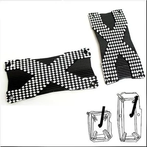 Pedales de transmisión automática para coche aleación blanco negro x 2 piezas - Imagen 1 de 2
