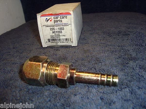 FITTING Straight Compression  A/C Line Repair  NEW 235-1003 Four Seasons  A5 - Picture 1 of 3