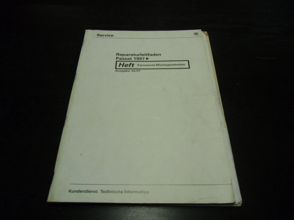 Manual de Instrucciones VW Passat B5 Carrocería Montaje Trabajo Desde Año 1997 - Imagen 1 de 1