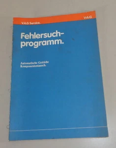 Fehlersuchprogramm VW Passat Audi 80 100 Etc. Automatique Équipement De 3/1979 - Photo 1/1