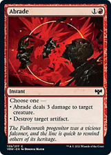 Abrade FOIL Innistrad: Crimson Vow PLD Red Common MAGIC GATHERING CARD ABUGames