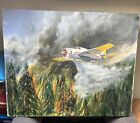 Grumman Tbm3 Avenger Canadian Forest Protection Service Canvas Oil Painting