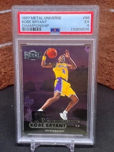 Metal Universe Championship 1997-98 vista previa - Kobe Bryant #86 PSA 5 EX - Imagen 1 de 2