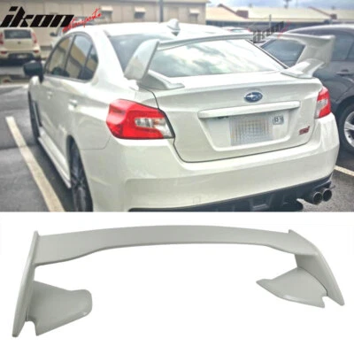 Fits 12-16 Subaru Impreza 15-21 WRX STI Style Trunk Spoiler Painted #K1X White Foto 1 de 4