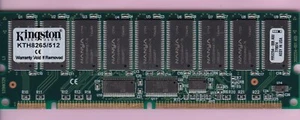 512MB 1x512MB PC-133 KINGSTON KTH8265/512 PC133 ECC REG SDRAM Memory Stick RDIMM - Picture 1 of 2