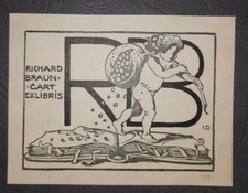 Exlibris Julius Diez / Richard Braun
