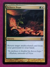 Magic The Gathering ALARA REBORN HOPE single green/white card MTG