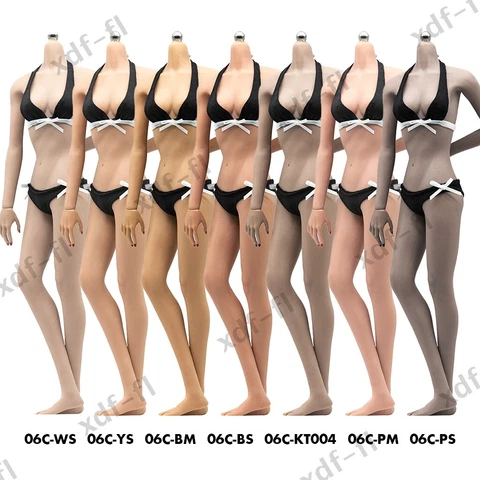 1/6 Seamless Medium Bust Female Figure Body Action Model for Hot Toys Phicen Cover