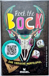 Rock the Bock Moses Familienspiel Würfelspiel Kinderspiel Roll & Write-Spiel Neu - Picture 1 of 9