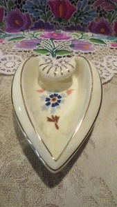 VINTAGE Zsolnay Hungary Hand Painted Pin Tray / Trinket Dish - Picture 1 of 4