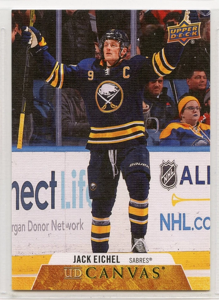 2020-21 Upper Deck Hockey UD Canvas - #C130 - Jack Eichel - Buffalo Sabres - Image 1 of 1
