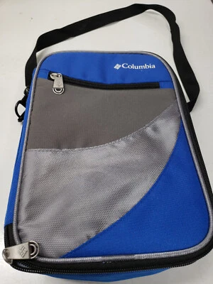 Bolsa térmica Columbia almoço com zíper bolsa térmica bolso alça de plástico dentro - Imagem 1 de 4