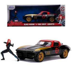 Avengers Black Widow & 1966 Chevy Corvette - Picture 1 of 3