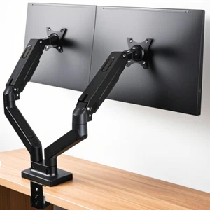 Gasdruck Monitor Doppel Tisch Halterung Bildschirm Ständer 2x 9KG bis 30 Zoll DE - Bild 1 von 7