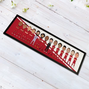 Liverpool Squad 2022-23 Bar Runner Mat Klopp Salah Van Djik Man Cave Bar  - Picture 1 of 1