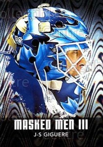 2010-11 Between The Pipes Masked Men III Silver #23 Jean-Sebastien Giguere