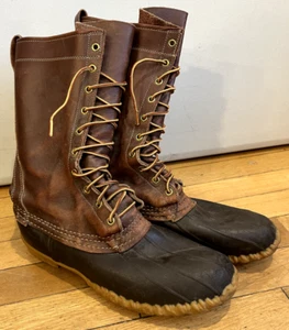 Vintage Men's L.L. Bean Duck Boots Maine Hunting Shoes Size 10N - Picture 1 of 6