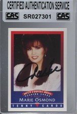 1992 Tenny Cards Super Country Music Marie Osmond CAS Certified Sealed Auto 3c7
