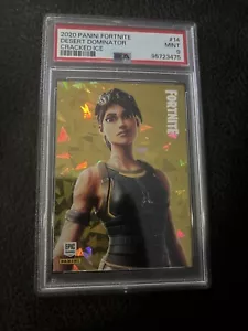 2020 Panini Fortnite Series 2 USA #14 Desert Dominator PSA 9 Mint Cracked Ice - Picture 1 of 2