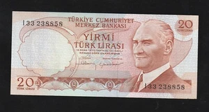 Turkey, 20, Lira, 1983 - 1987, P-187, Uncirculated Banknote - Picture 1 of 2