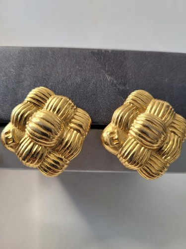 Orecchini a clip Fendi placcati oro