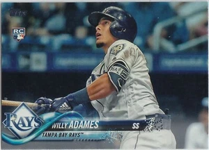 2018 Topps Update #US281 Willy Adames Rainbow Foil Card Brewers RC - Picture 1 of 1