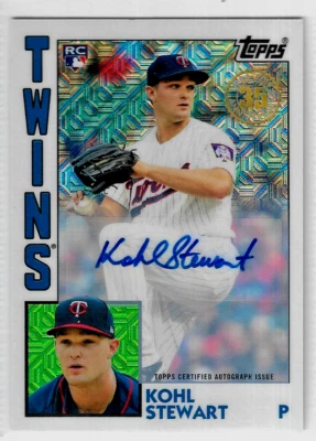 2019 Kohl Stewart Topps дебютант с автографом Superfractor Topps сертифицированный автограф - Изображение 1 из 2