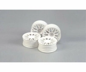 TAMIYA 1:10 BBS MESH CLASSIC FELGEN 24MM "WEISS" 4 STÜCK 2mm OFFSET # 300053468 - Bild 1 von 1