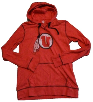 Rivalry Threads 91 Utah Utes NCAA Football Hooded T-Shirt Womens Long Sleeve Red - Image 1 of 4