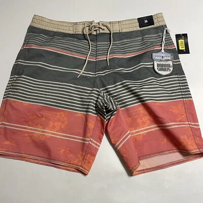 Roundtree & York Printed Board Shorts Swimwear Mens Sz 36 NWT $49.50 - Image 1 of 4