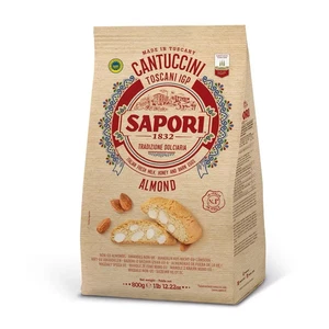 Sapori Cantuccini Almond Biscuit Toscani IGP Siena Italian Baked Crisp Pack 800g - Picture 1 of 7