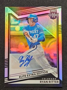 2022 Panini Elite Extra Edition - Ryan Ritter #116 Signatures (AU, RC) - Bild 1 von 2