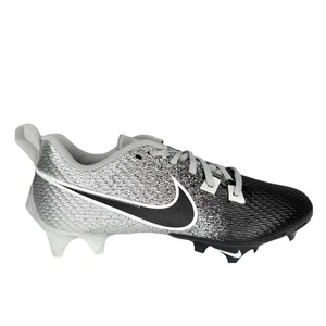 Nike Vapor Edge Speed 360 2 Silver Black Football Cleats Men's 8 DA5455-003 - Picture 1 of 8