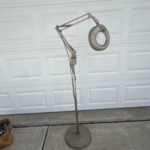 Vintage Luxo magnifying Lamp With Stand - Picture 1 of 5