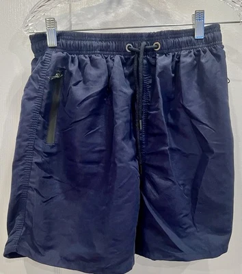 Morfium 1968 Elasticized Waist & Drawstring Men Navy Blue Short with Mesh Large  - Image 1 of 3