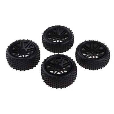 4Pcs RC Tires & Wheel Rim for RC Car HSP per per per HPI - Image 1 of 4