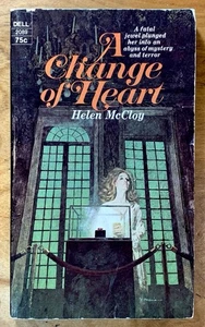 A Change Of Heart by Helen McCloy - vintage 1974 Dell gothic pb, McGinnis cover - Picture 1 of 6