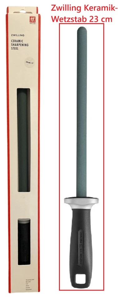 ZWILLING Wetzstahl Wetzstab Keramik 23 cm sanft und schonend mit Kunststoffgriff - Bild 1 von 1