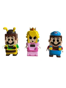LEGO Super Mario: Mario, Luigi, Princesa Melocotón Figuras parlantes interactivas - Imagen 1 de 5